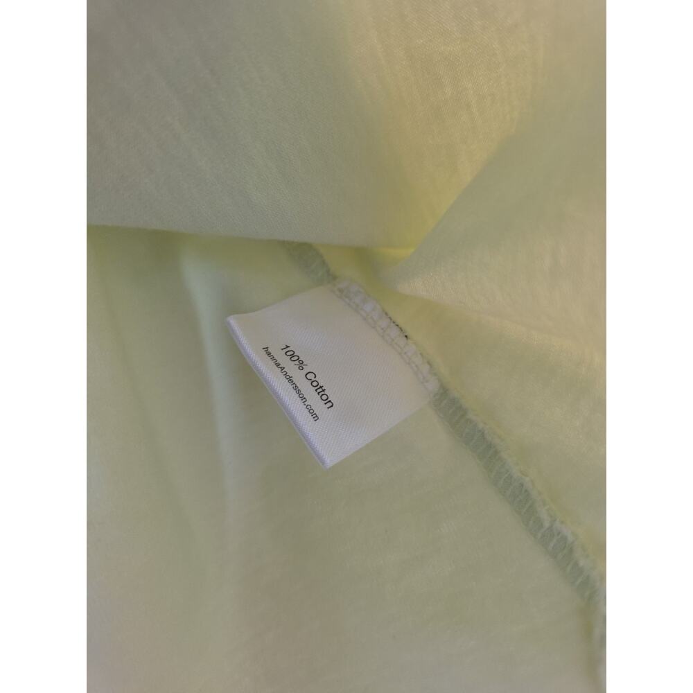 Hanna Andersson Girls 140 (Sz 10) Y2K Babydoll Top Pastel Green Cotton - Picture 3 of 4